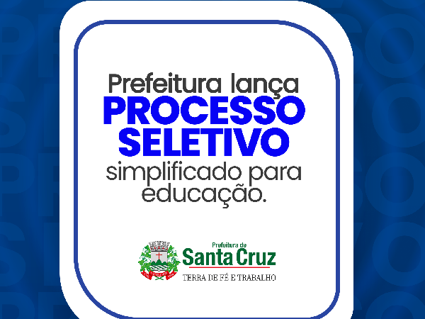 PROCESSO SELETIVO SIMPLIFICADO PARA CONTRATAÇÃO TEMPORÁRIA DE PROFESSORES - 01/2024