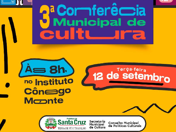 3ª CONFERÊNCIA MUNICIPAL DE CULTURA